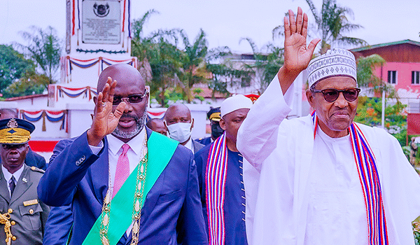Ex-Liberian President George Weah Signs Buhari’s Condolence Register In Abuja