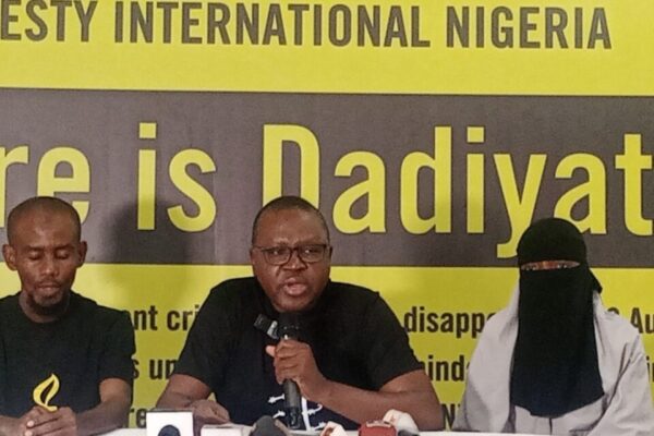 Amnesty International Slams FG Over Six-Year Silence On Missing Activist Dadiyata
